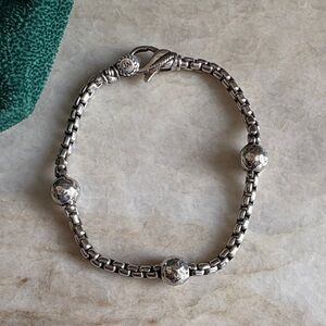 Jai sterling silver bracelet